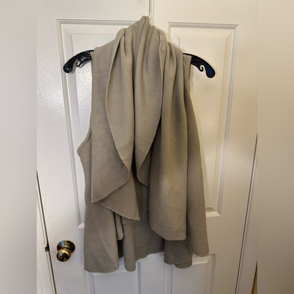 Light Gray Cowlneck Vest - Picture 1 of 5